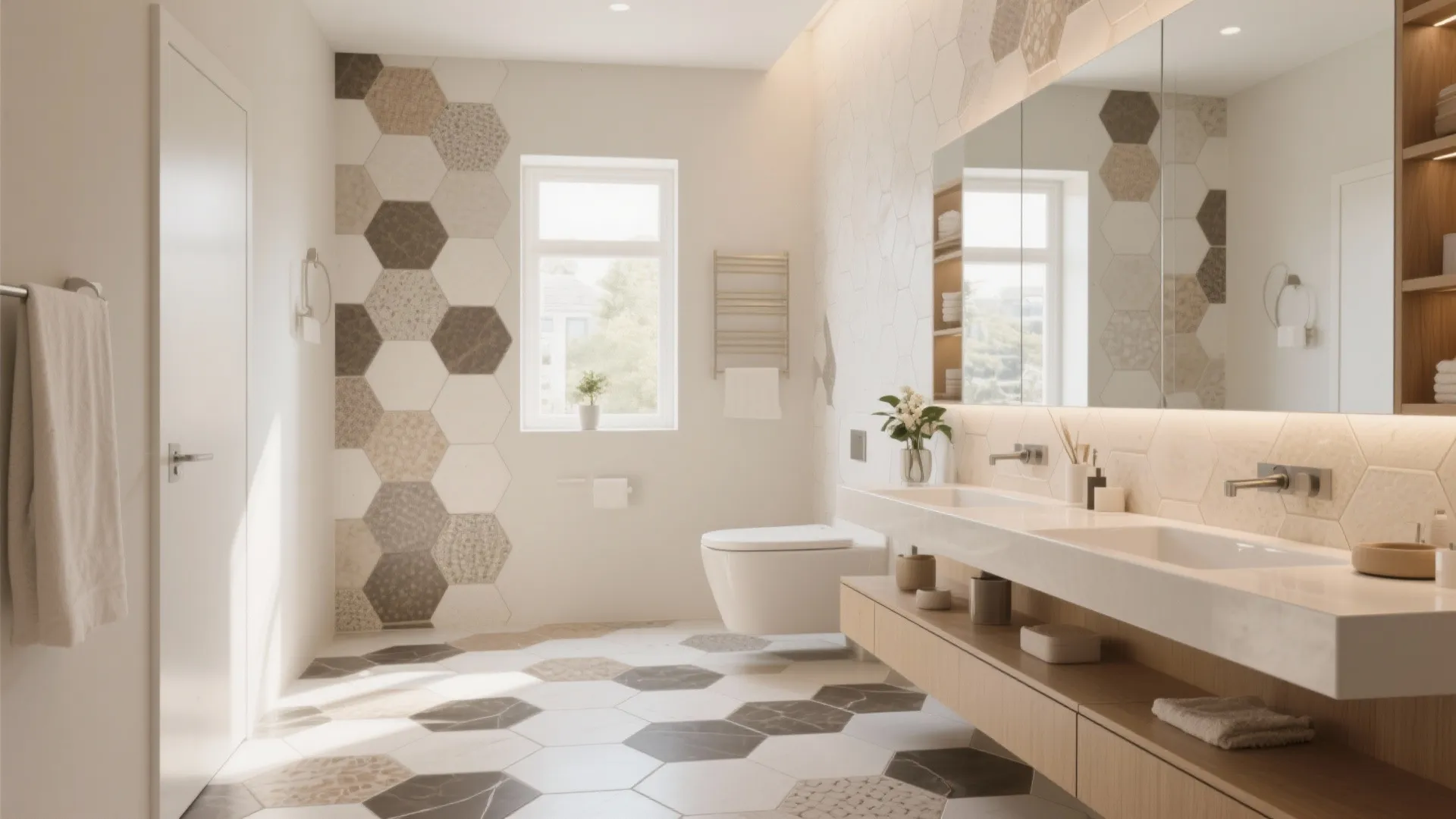 10 Hexagon Bathroom Tile Ideas: Creative Ways to Use Hexagon Tiles for a Stunning Bathroom
