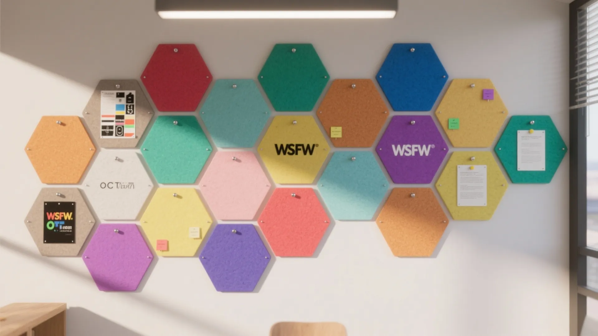 4. Hexagon Panels for a Geometric Look