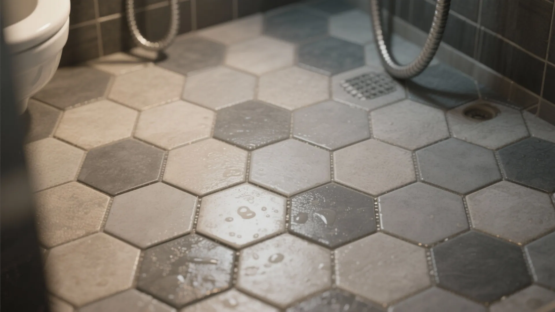 3. Mixed‑tone hexagon mosaics for visual interest