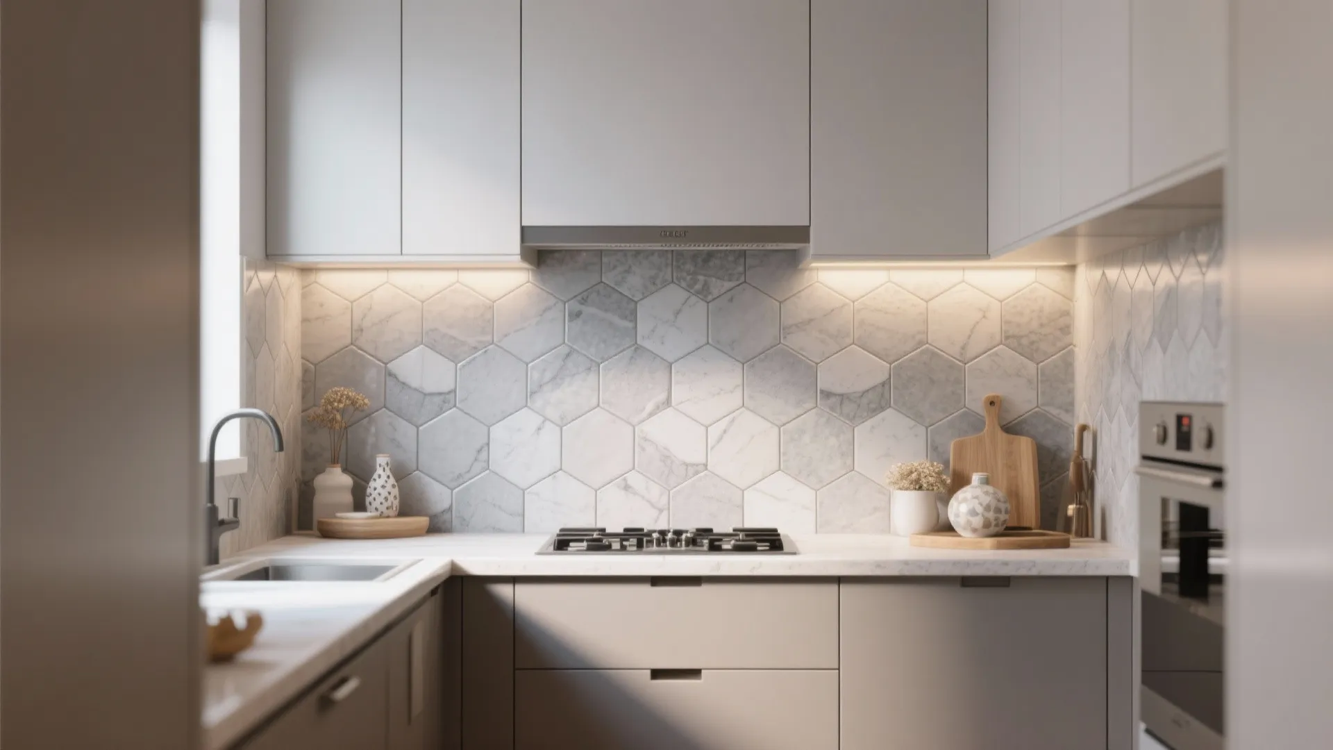 2. Hexagon Mosaic for Visual Interest