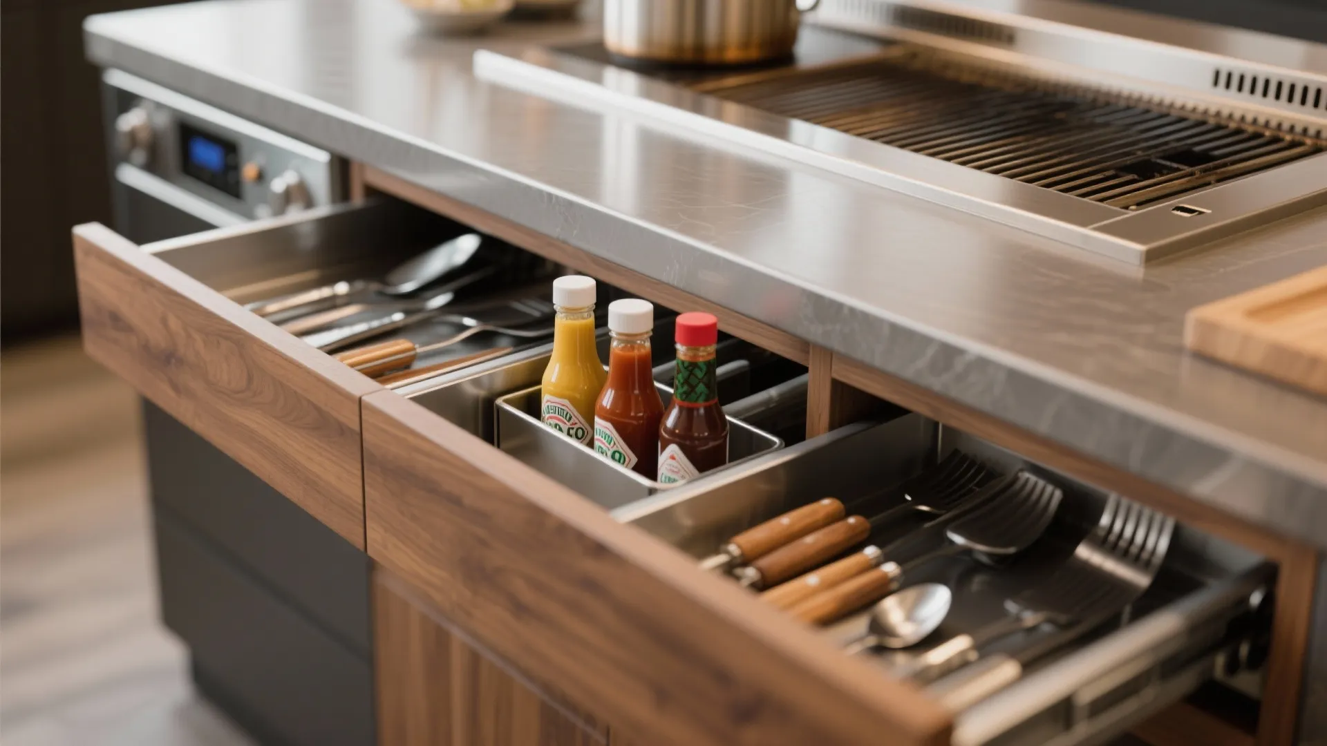 4. Hibachi + Storage Combo