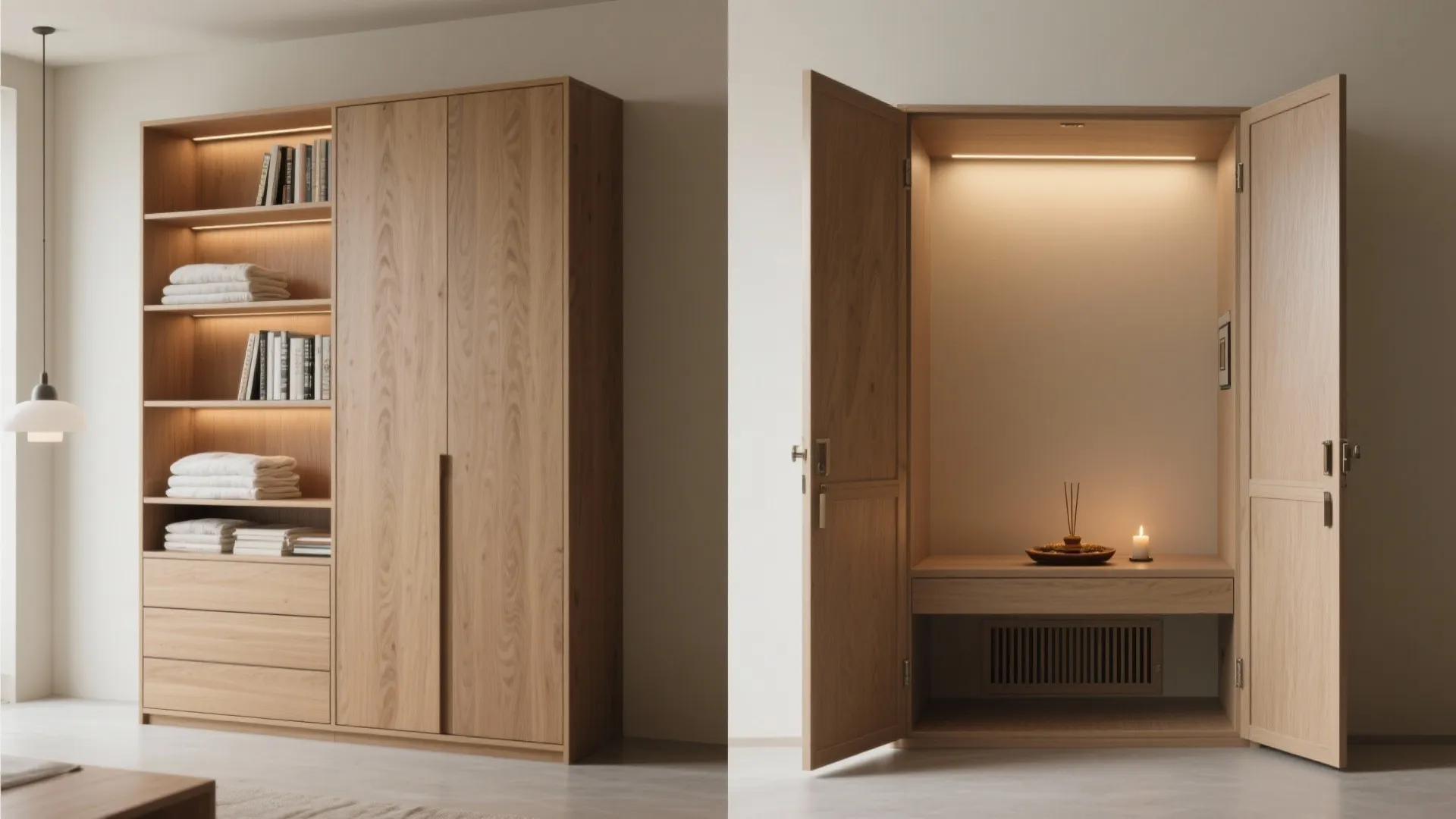 4. Multi-Use Cabinet with Hidden Altar