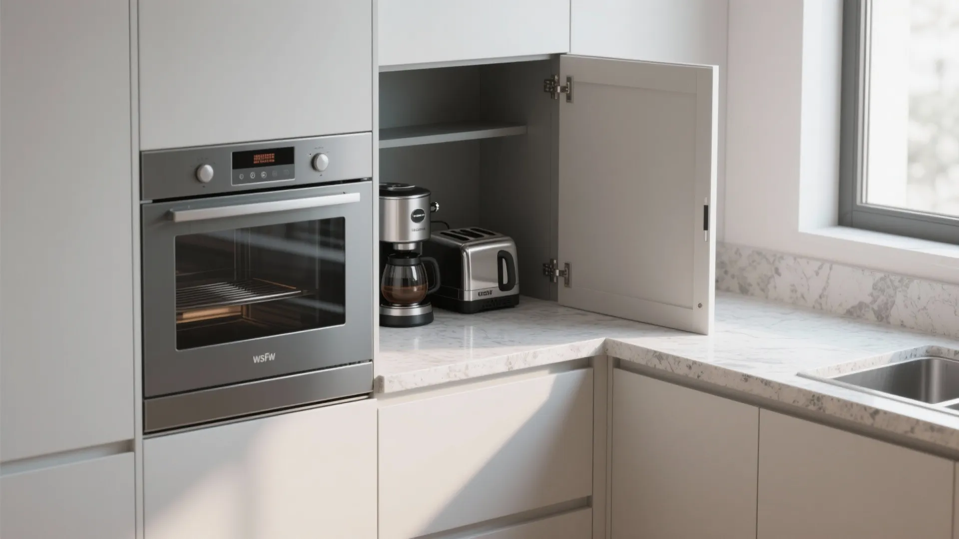 4. Hidden Appliance Garage