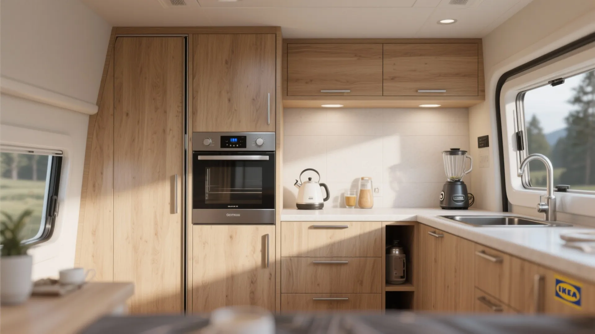 Hidden Appliance Garage