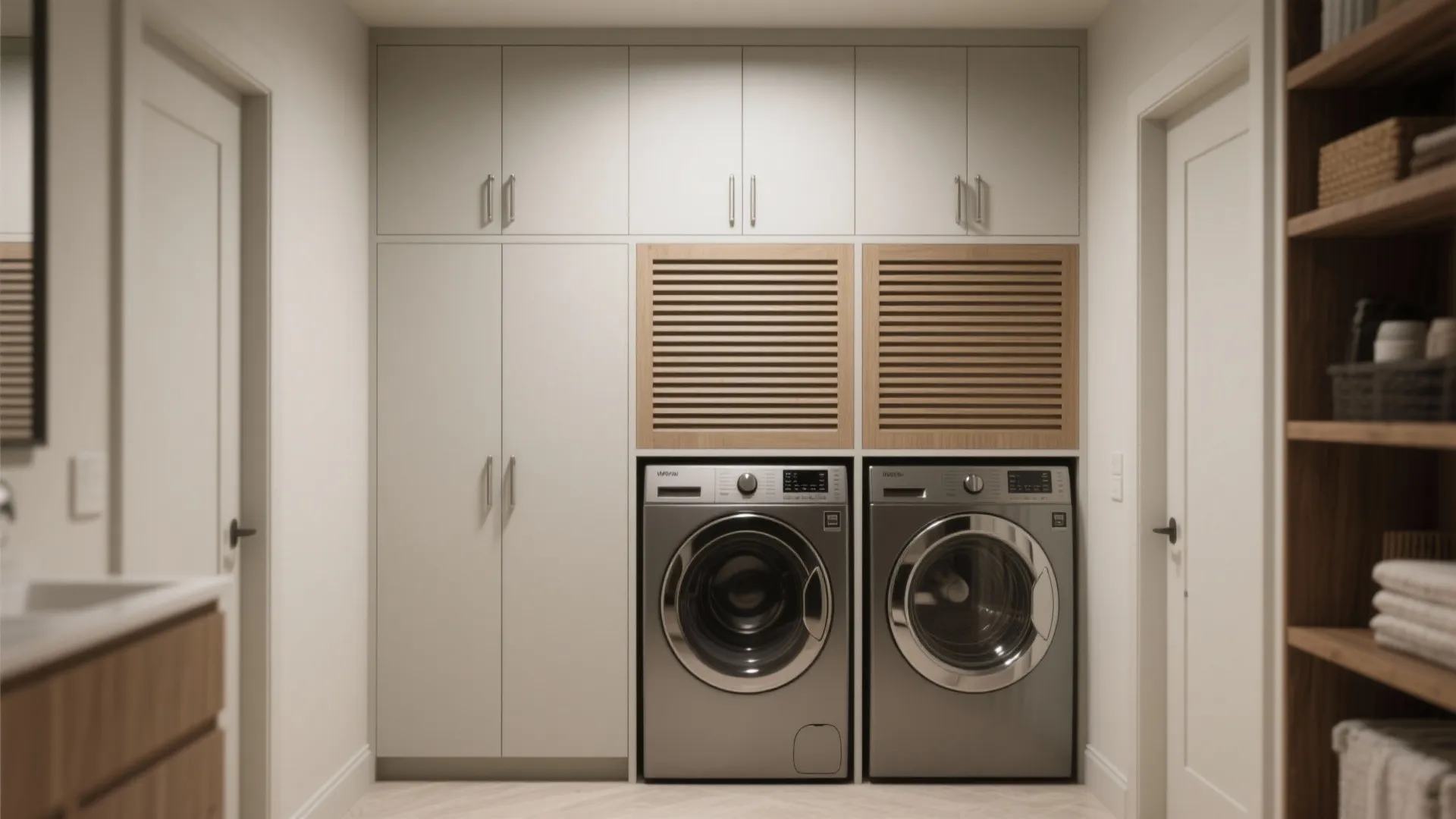 2. Hide appliances behind cabinetry