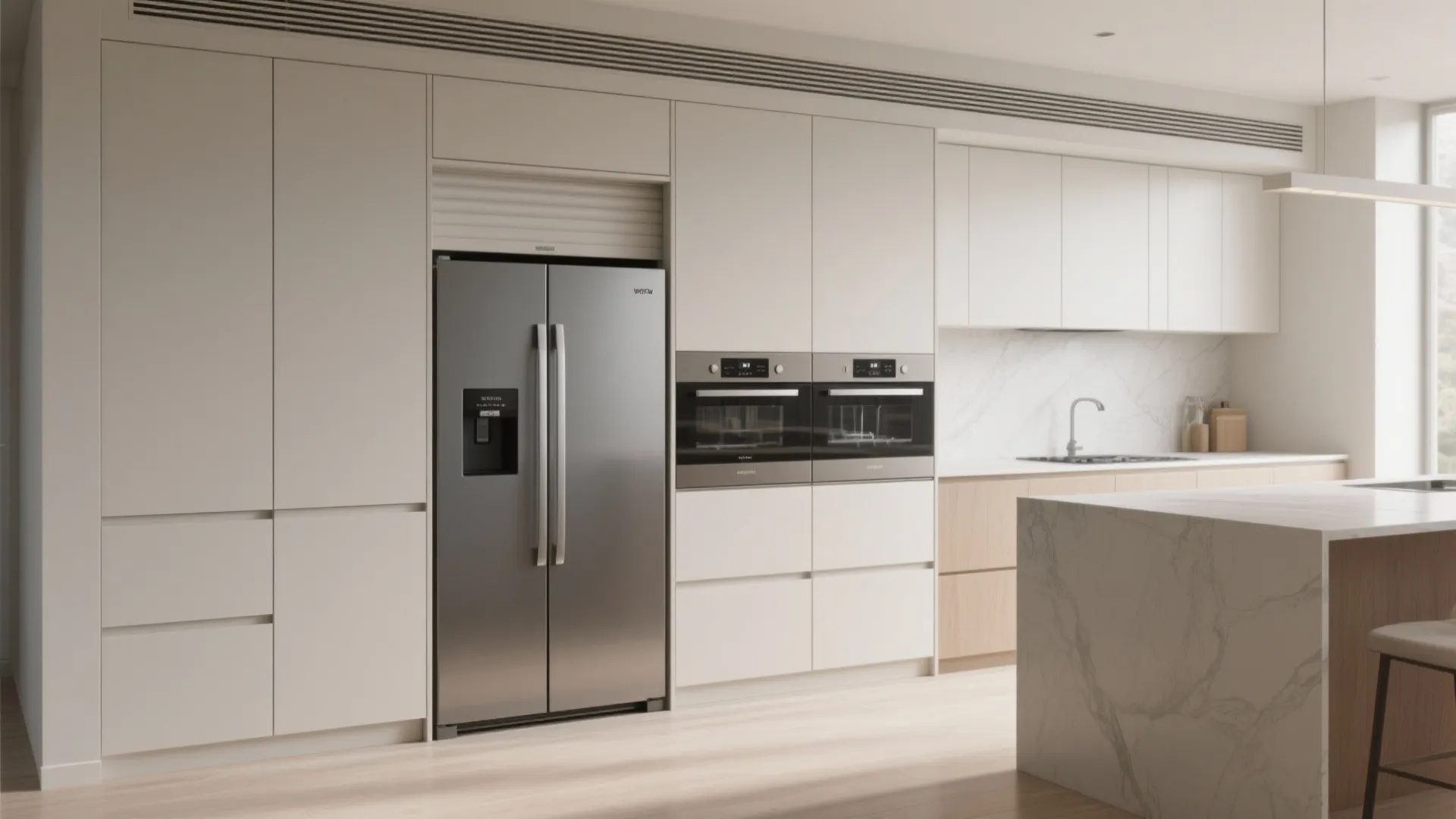 4. Integrated Appliances and Hidden Storage
