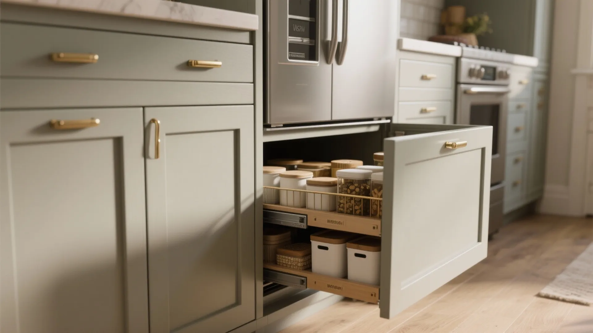 4. Hidden appliances and pull-outs