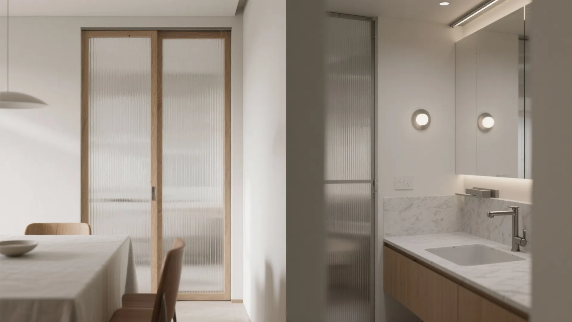 Hidden Basin Behind Sliding or Drop-Front Panel