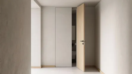 5 Hidden Bathroom Door Design Ideas That Disappear