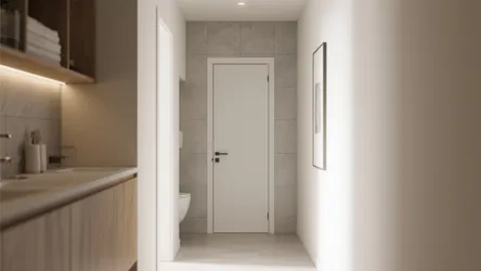 5 Hidden Bathroom Door Design Ideas for Small Spaces