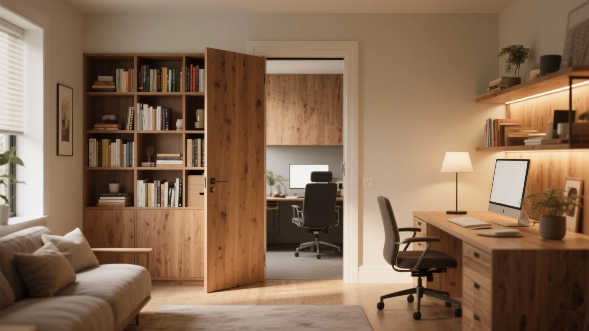 5. Hidden Bookcase Door