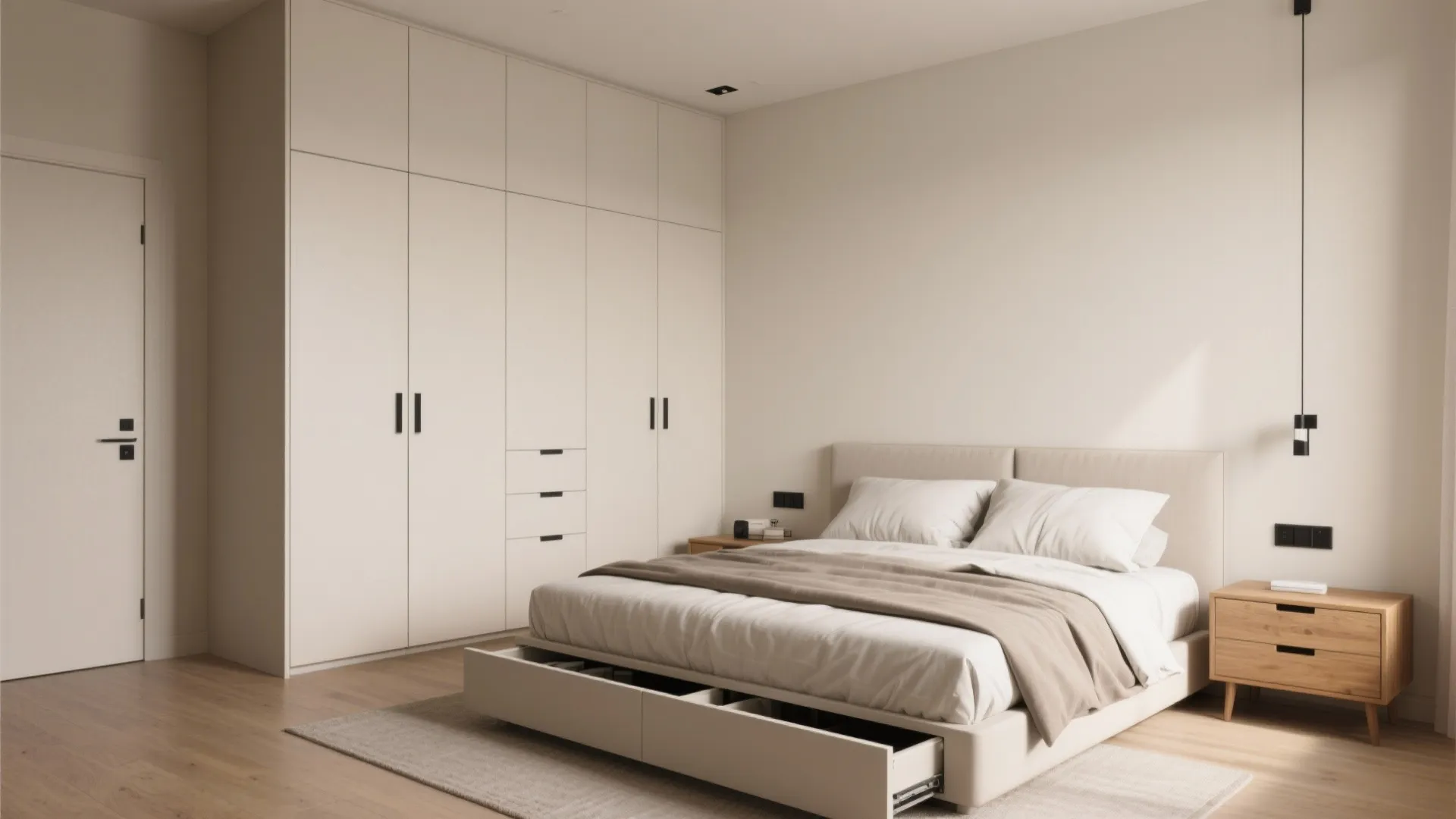 Built-In Storage That Disappears