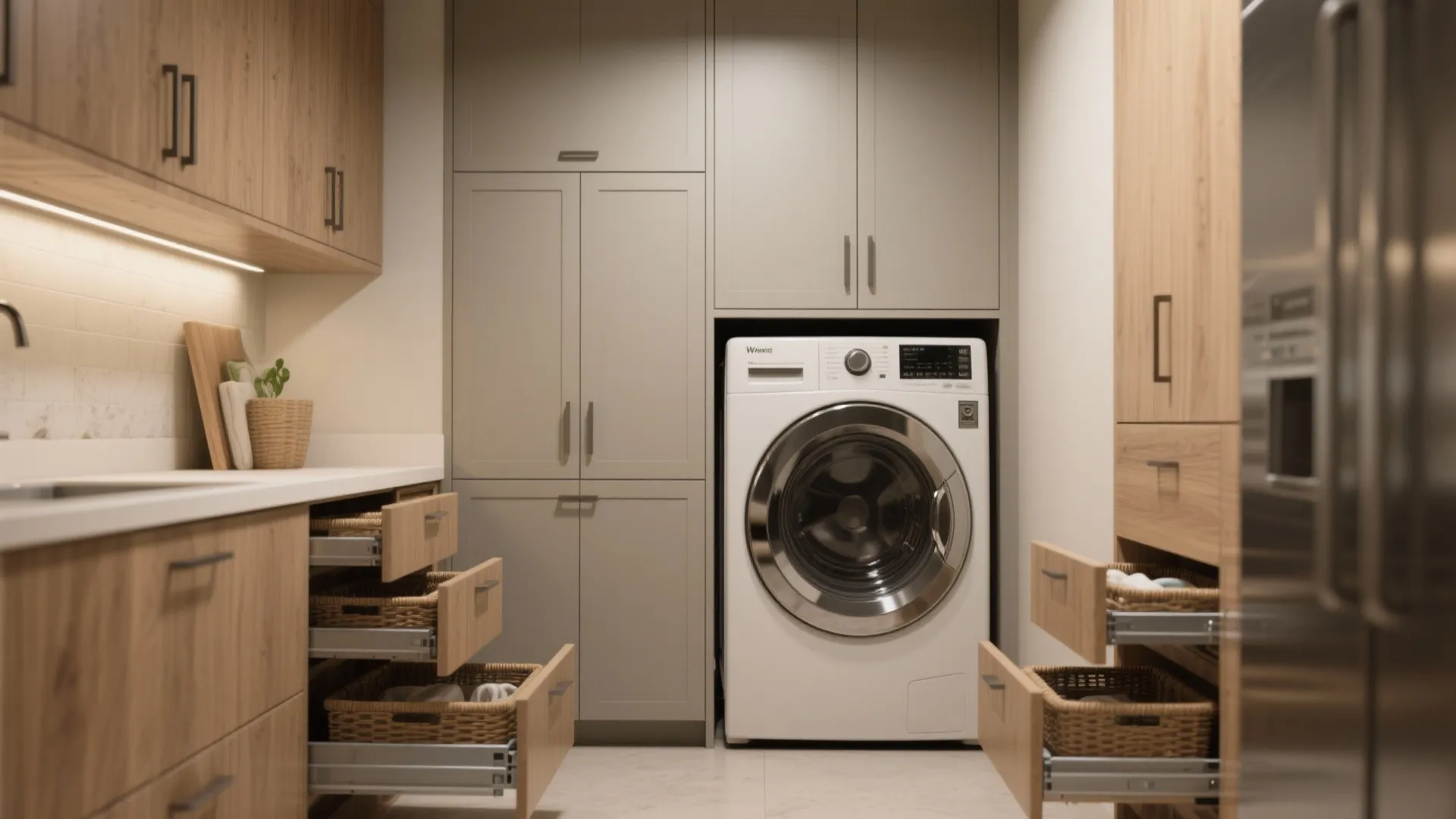 2. The false-front cabinet: hide and organize