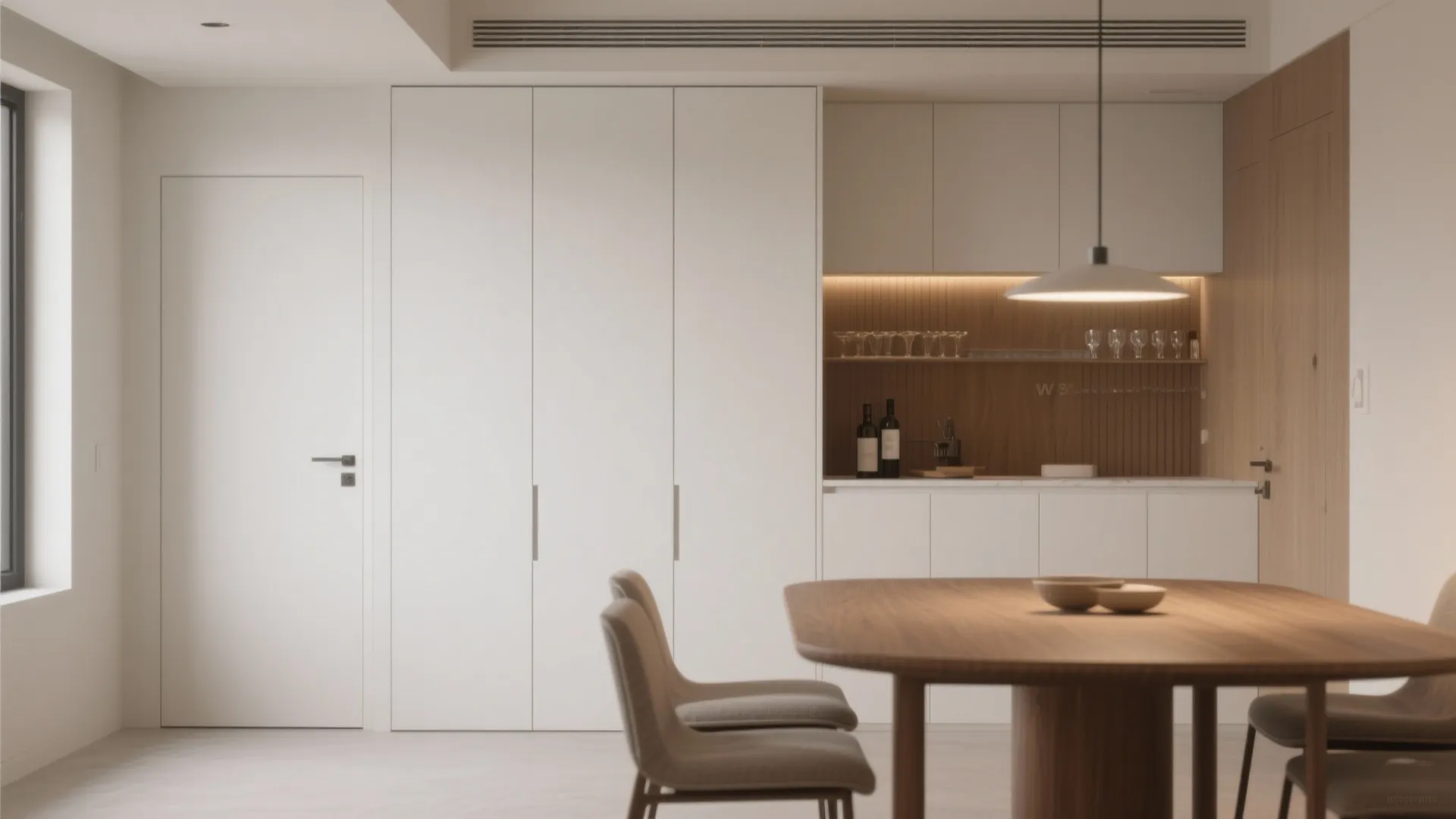 9. Hidden Cabinet Bar