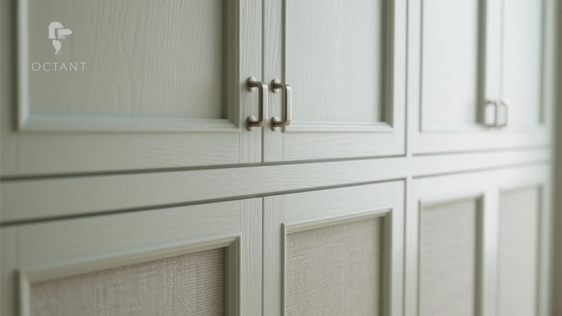 Inspiration 4 — Paint meets storage: camouflaged cabinets