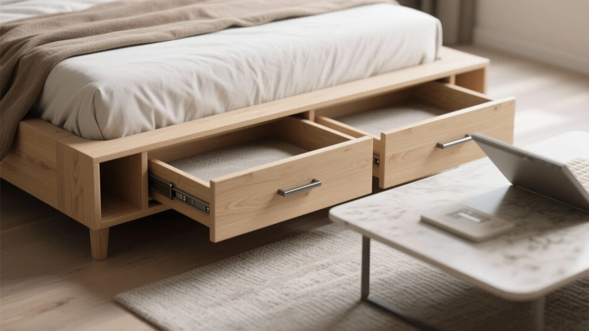 2. Multifunctional furniture with hidden cavities