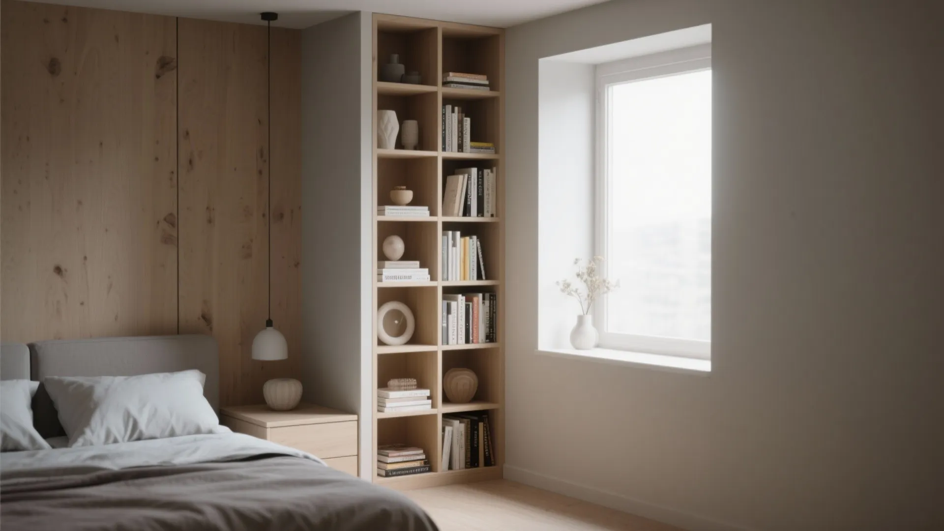 10. Hidden Corner Shelves