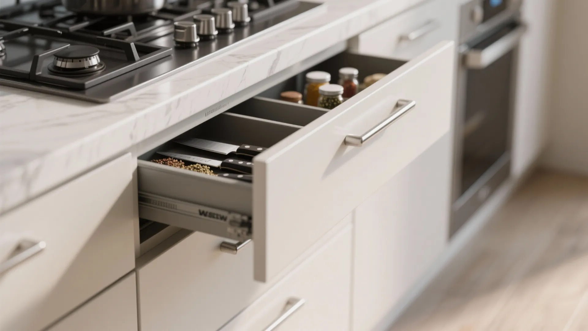 7. Hidden Storage Below