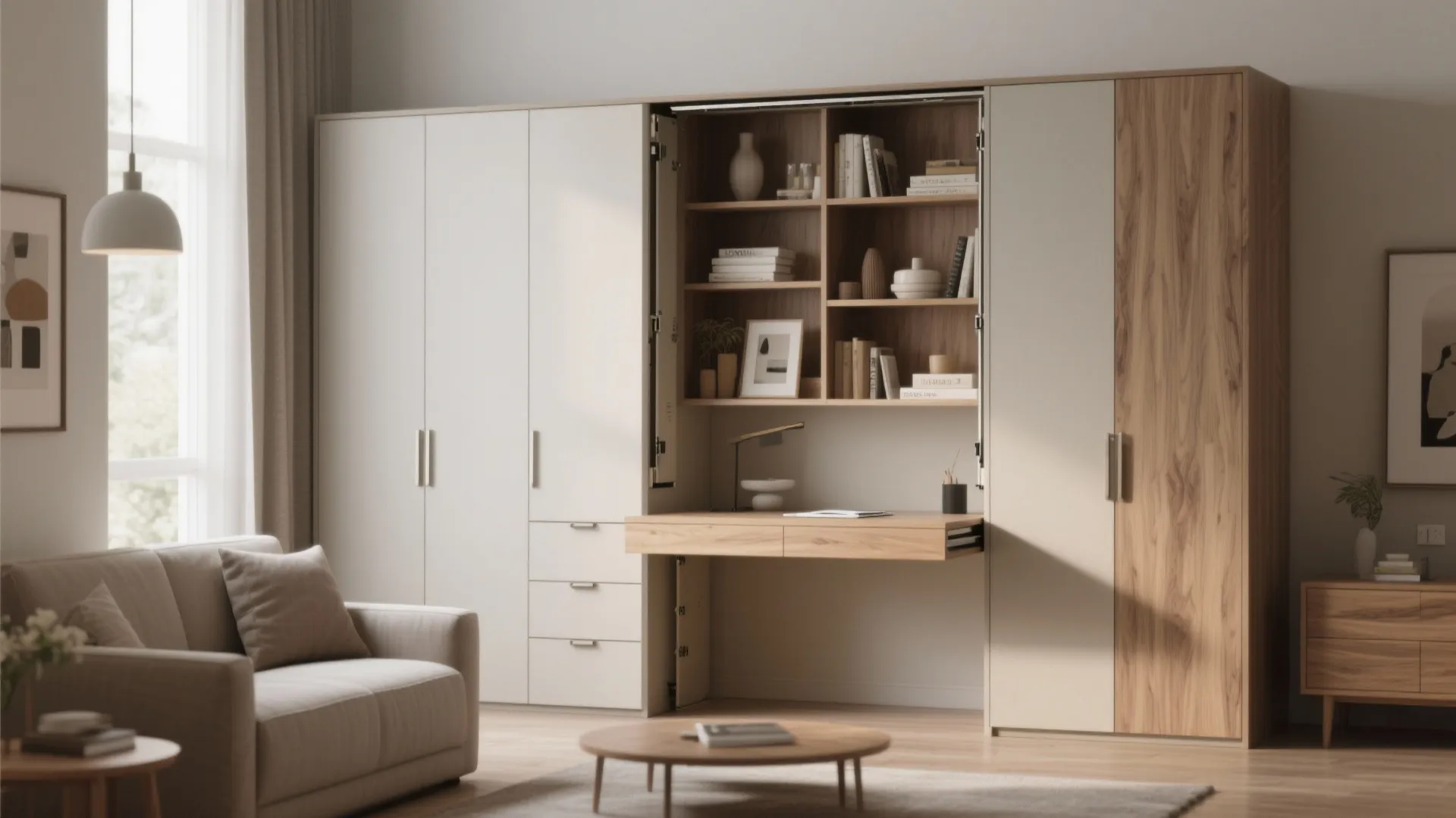 Convertible Almirah with Hidden Desk