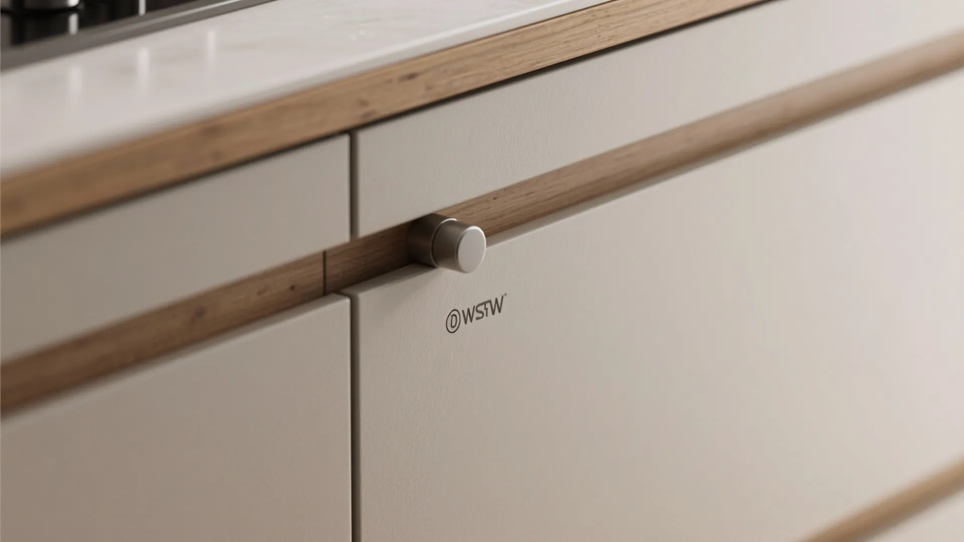 Minimalist kitchen storage that hides the mess