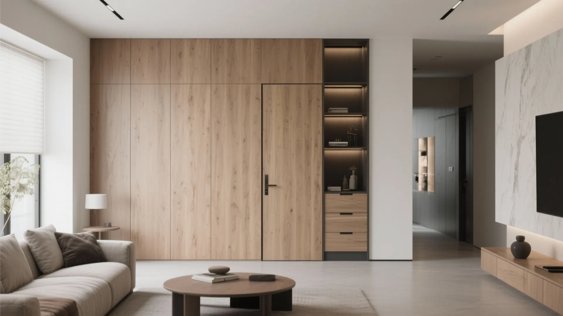 10. Hidden Door Panelling