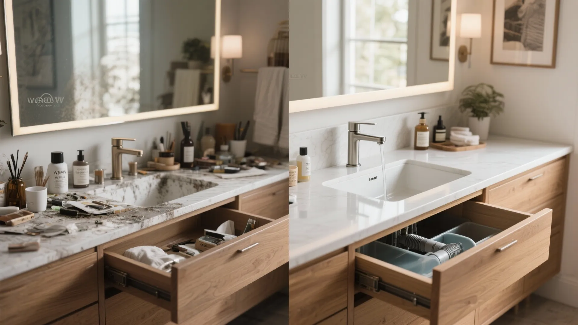 5. Hidden drawer pump