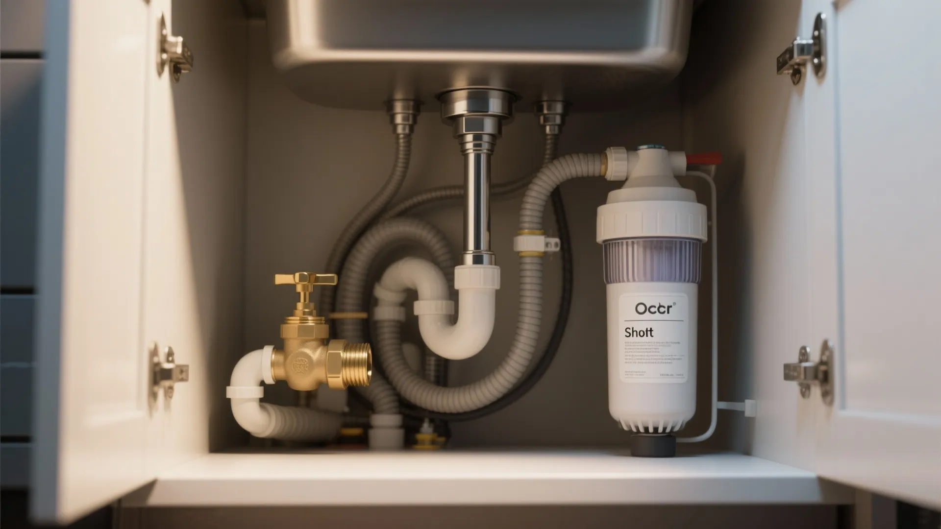 4. Integrate filtered water without extra plumbing clutter