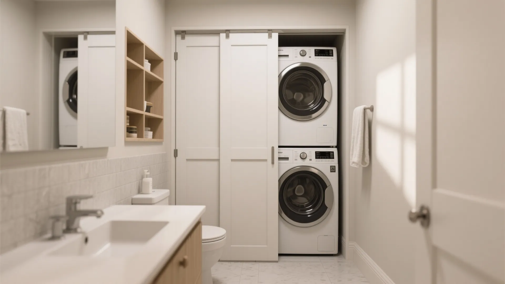10. Hidden Laundry Nook