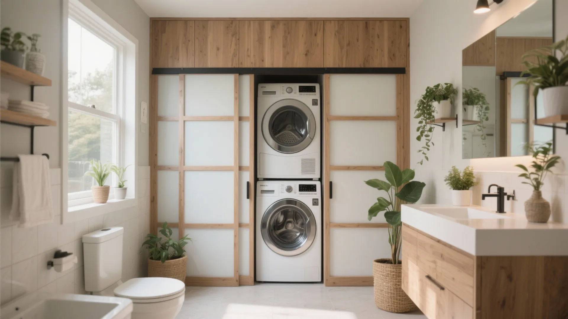 5. Hidden Laundry Nook