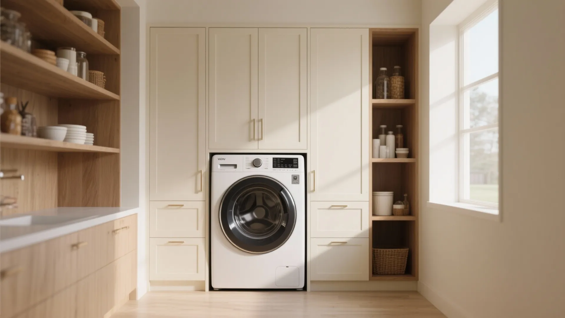 Tip 1: Hidden Appliances Behind Custom Cabinetry