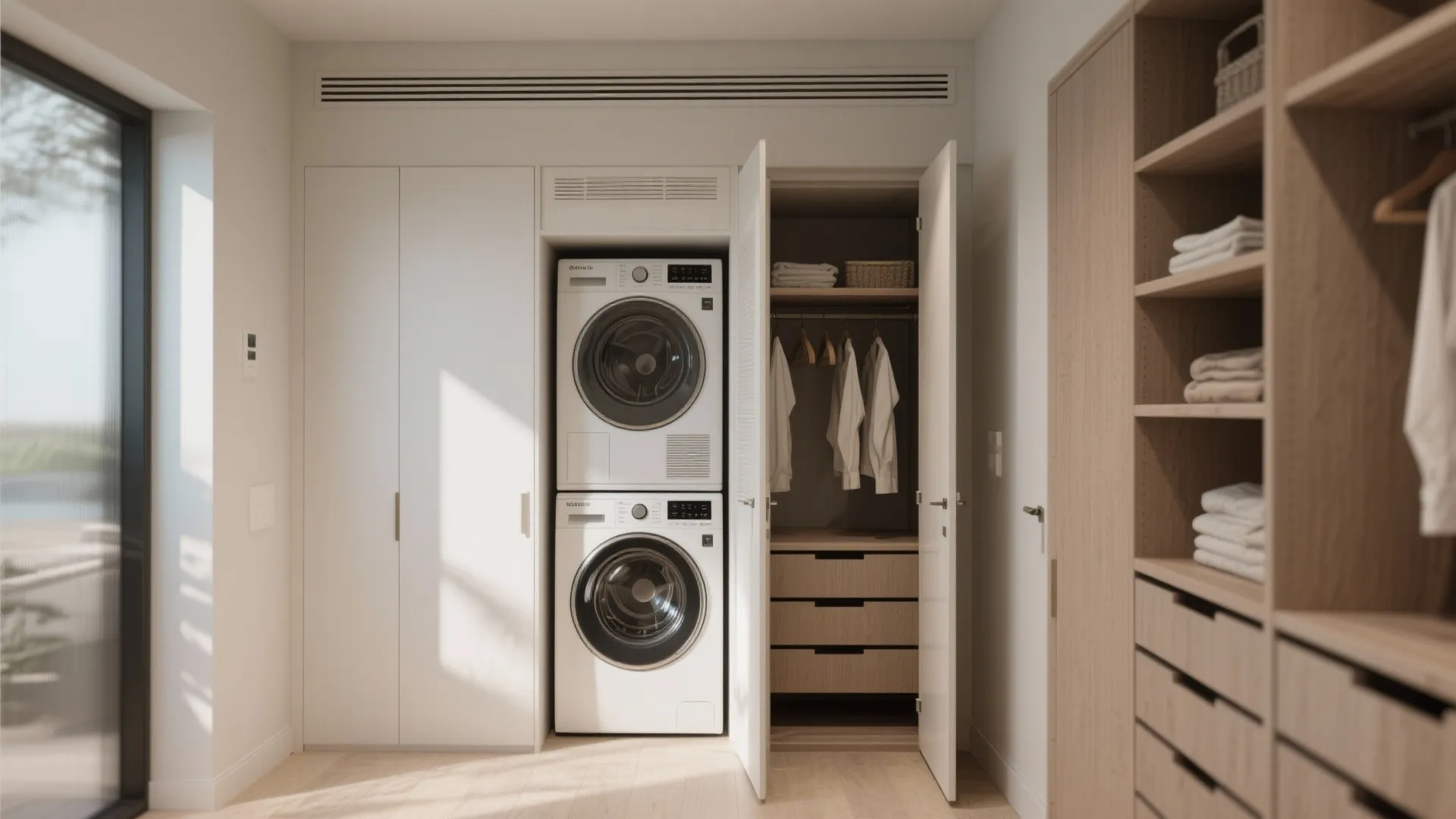 10. Hidden Laundry Area