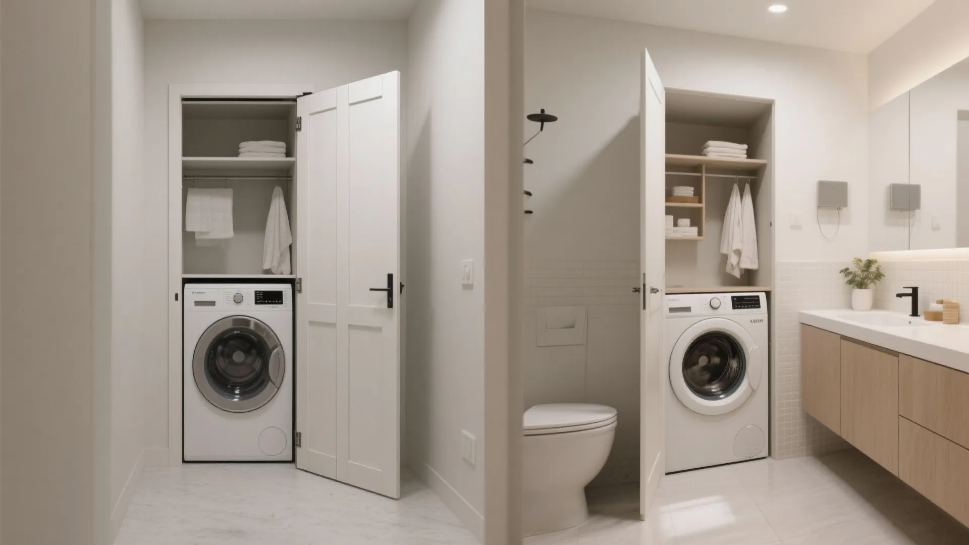 9. Hidden Laundry Nook