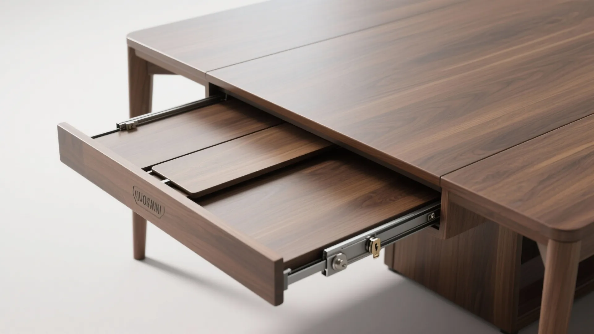 4. Extendable drop leaf with hidden leaves