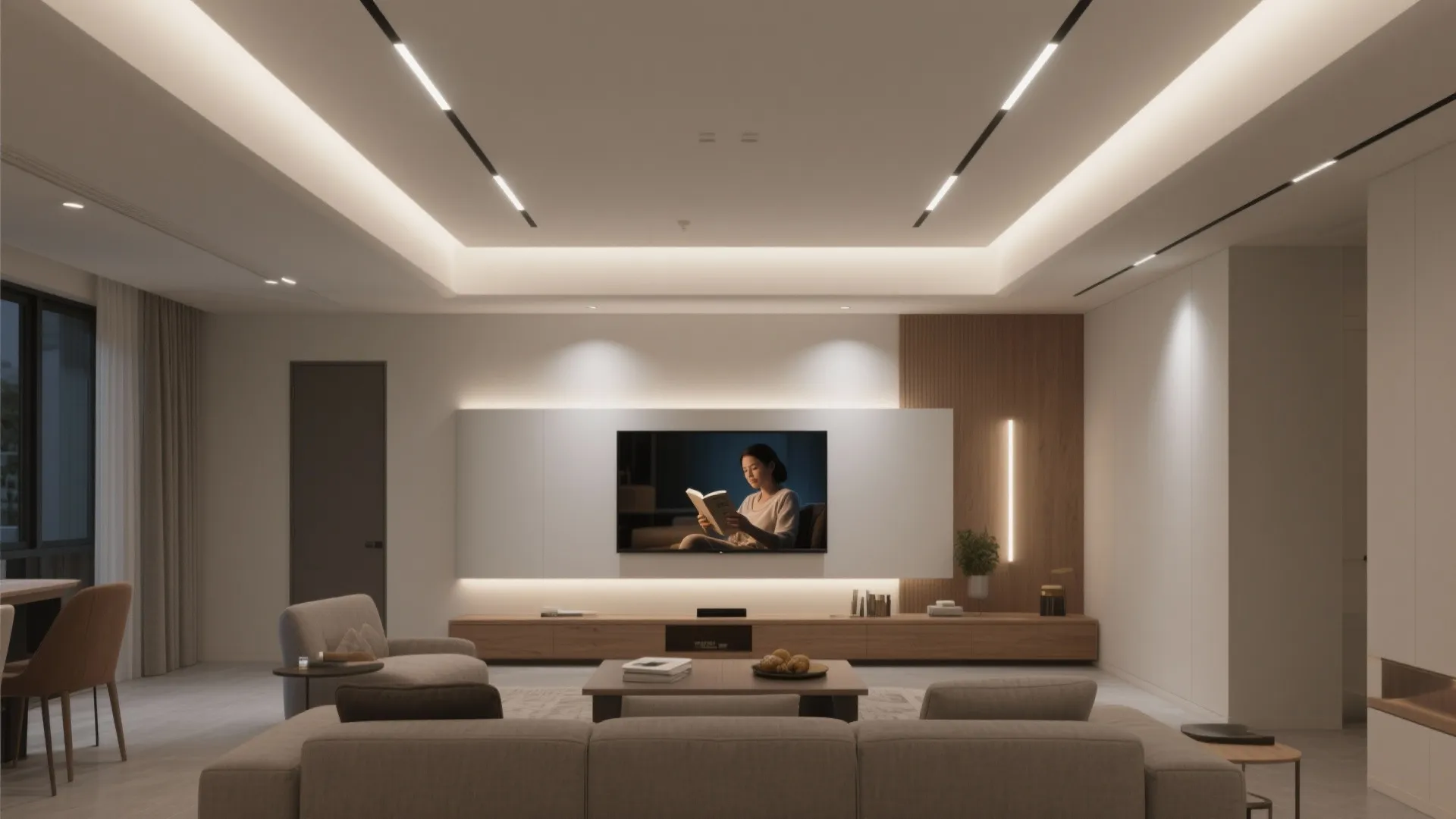 Hidden Linear Lights and Smart Controls