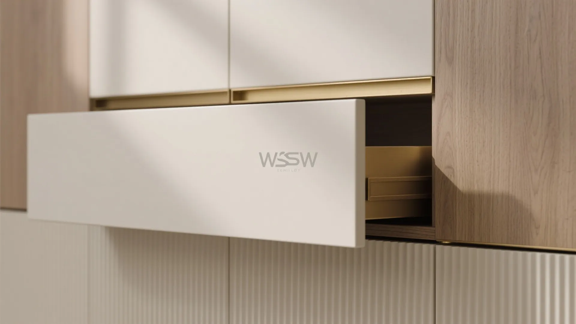 Minimalist storage with hidden luxury