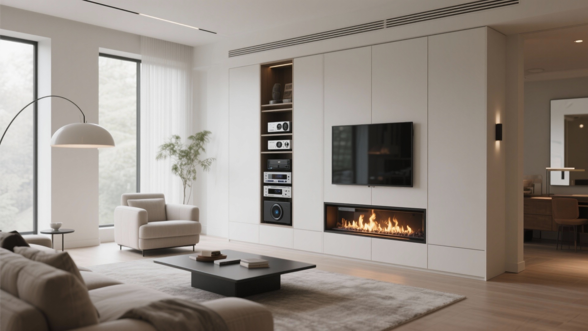 10 Electric Fireplace in Living Room Ideas