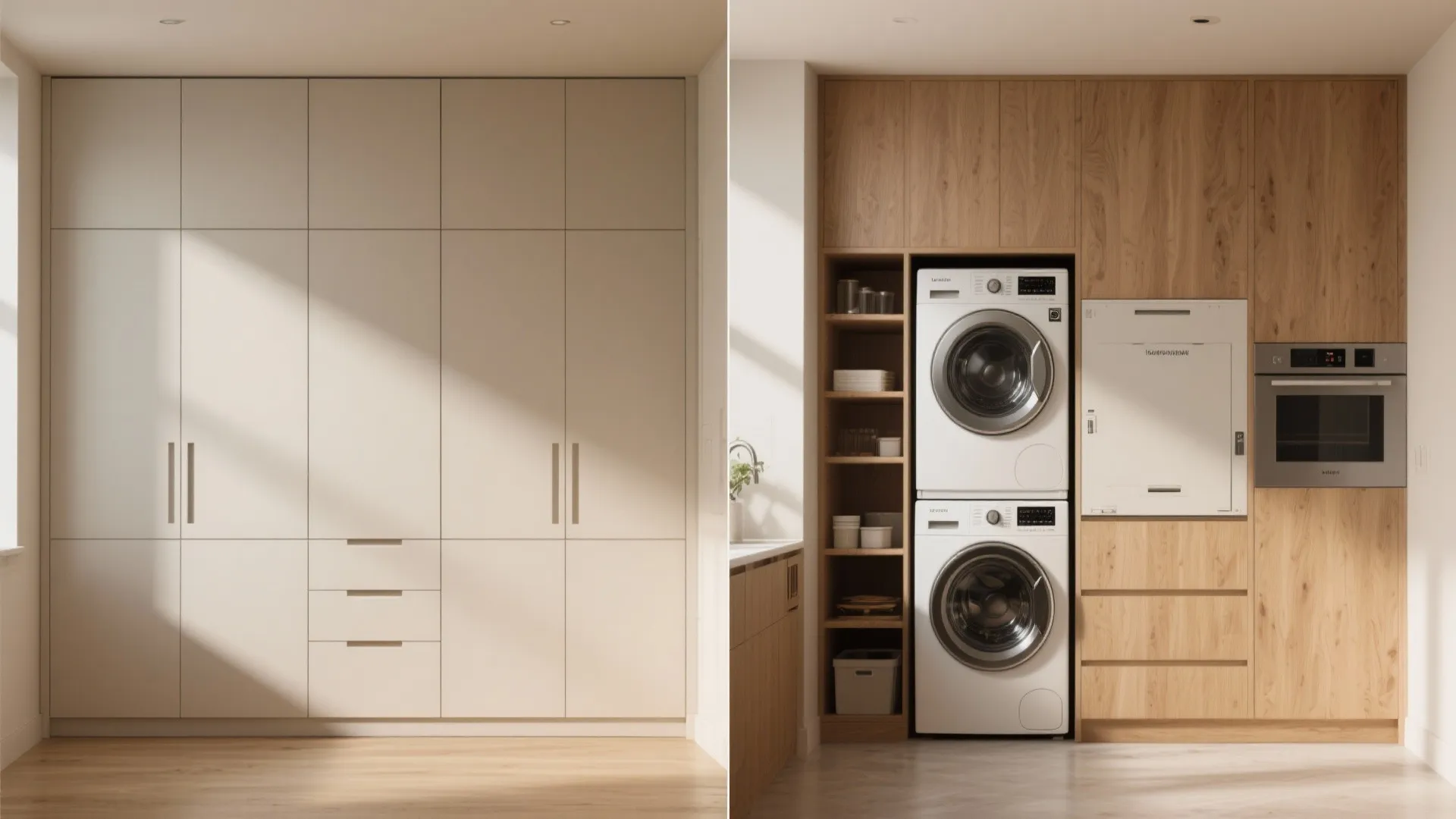 5. The hidden full-function laundry nook