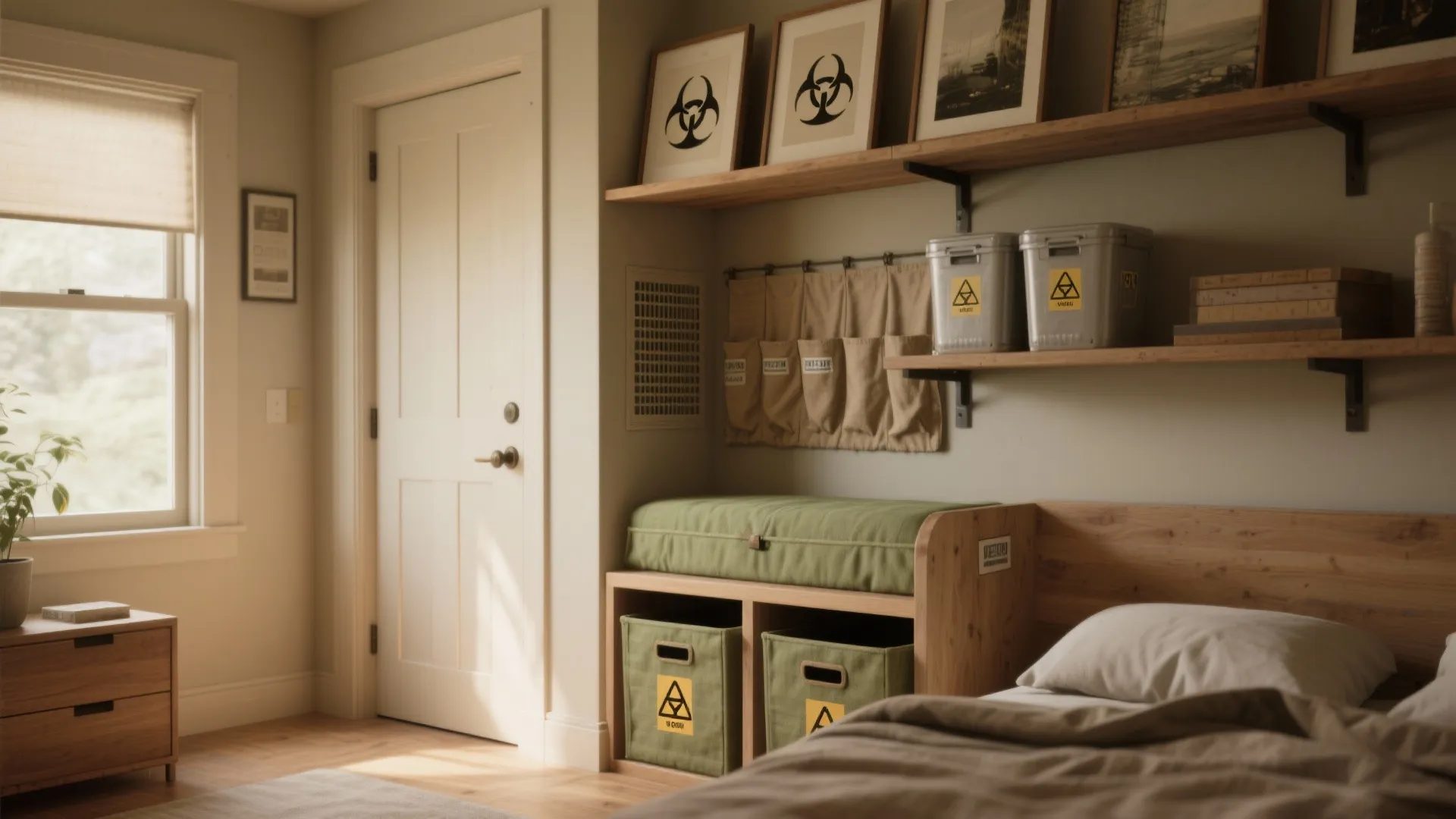 5. Hide supplies in overlooked nooks