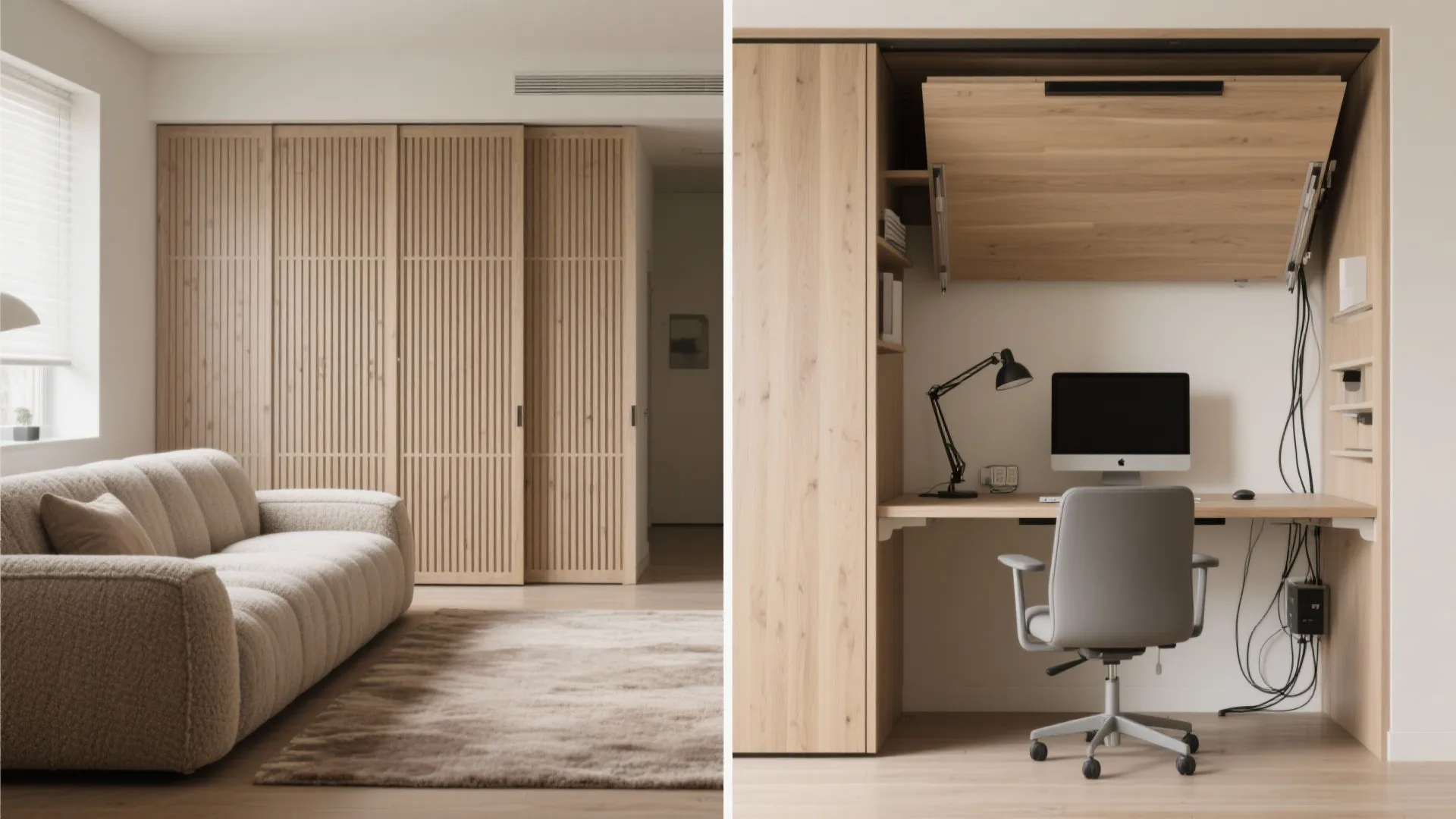 Flexible Living + Hidden Office