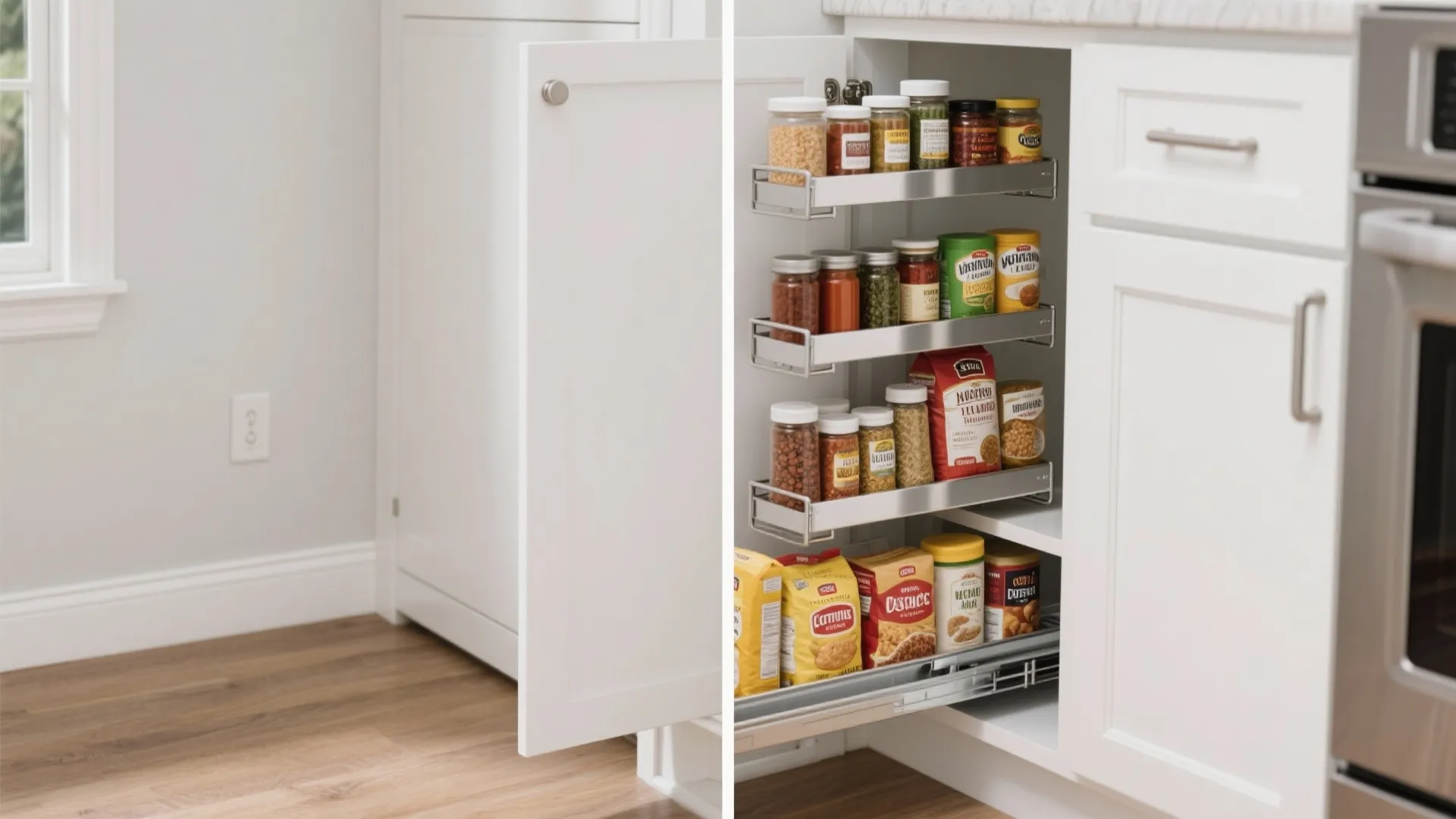 7. Hidden Pantry Solutions