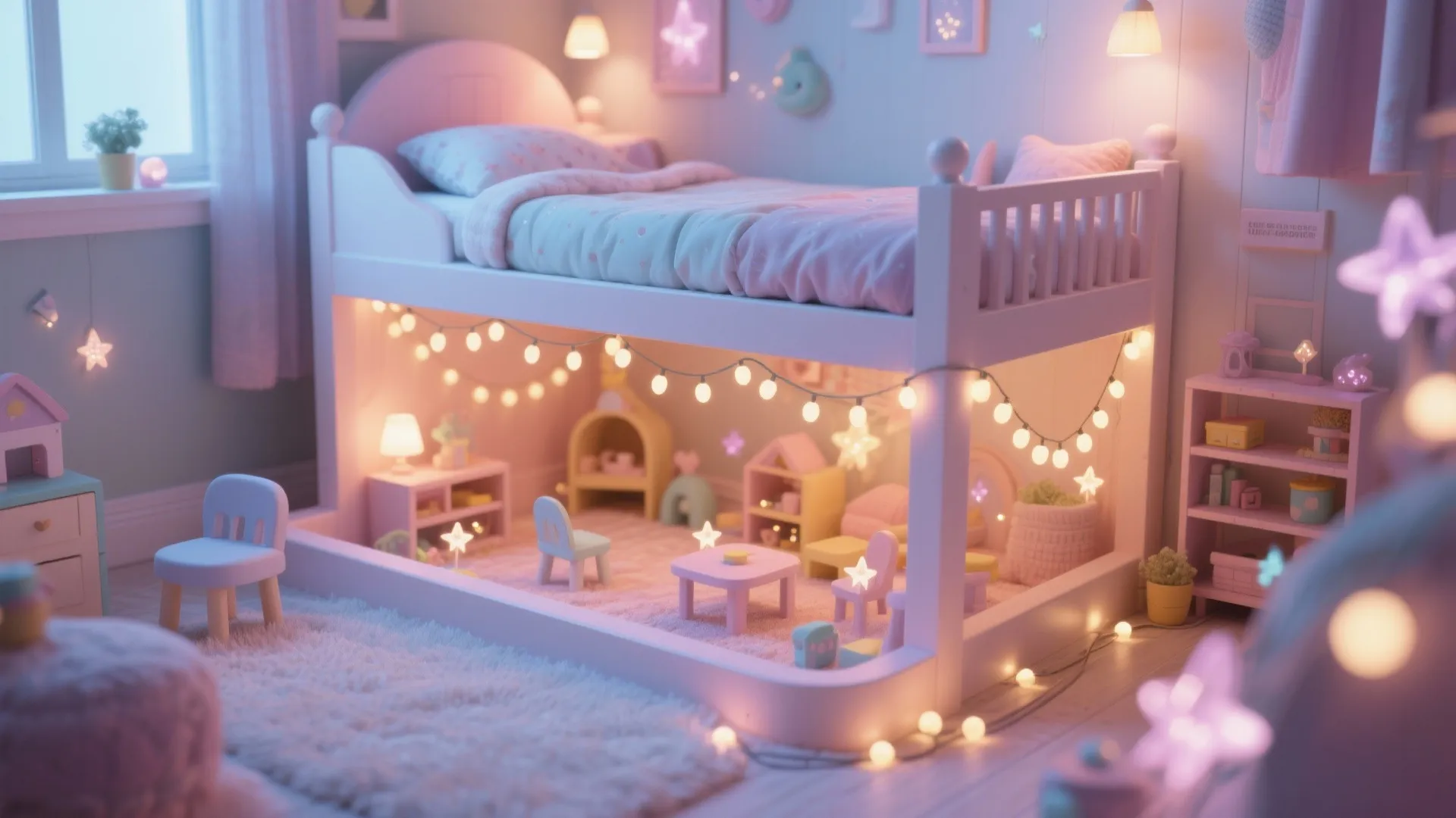 5. Hidden Play Zone Under the Bed