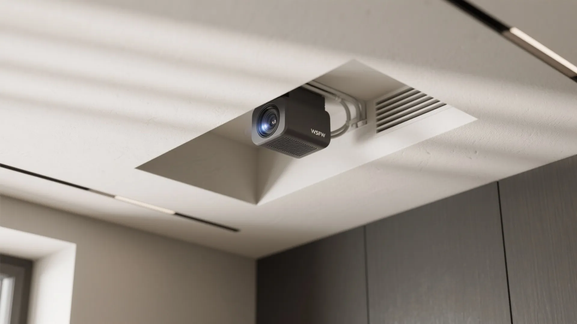 1. Hidden projector — keep it sleek
