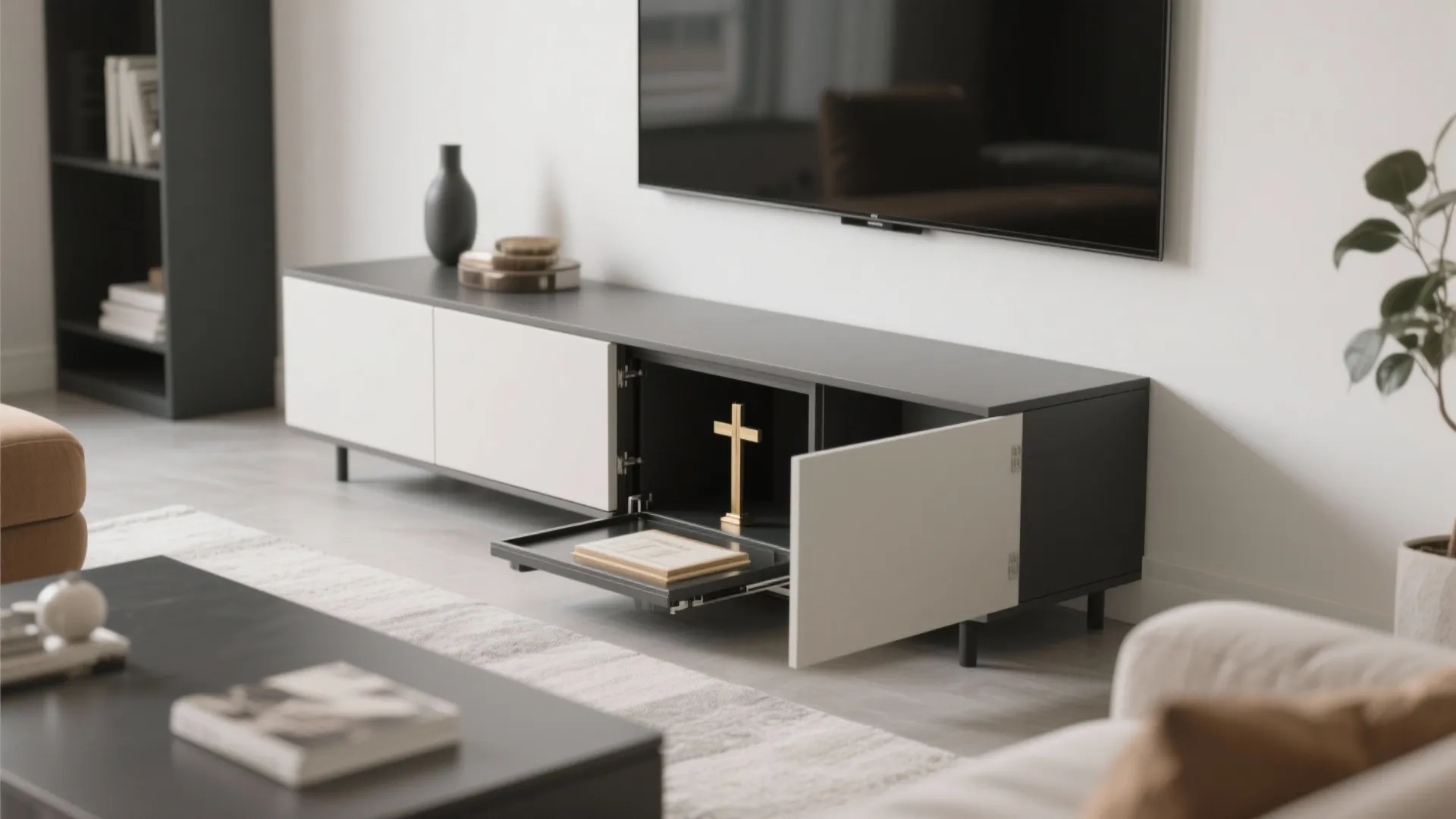 Hidden Pull-Out Altar