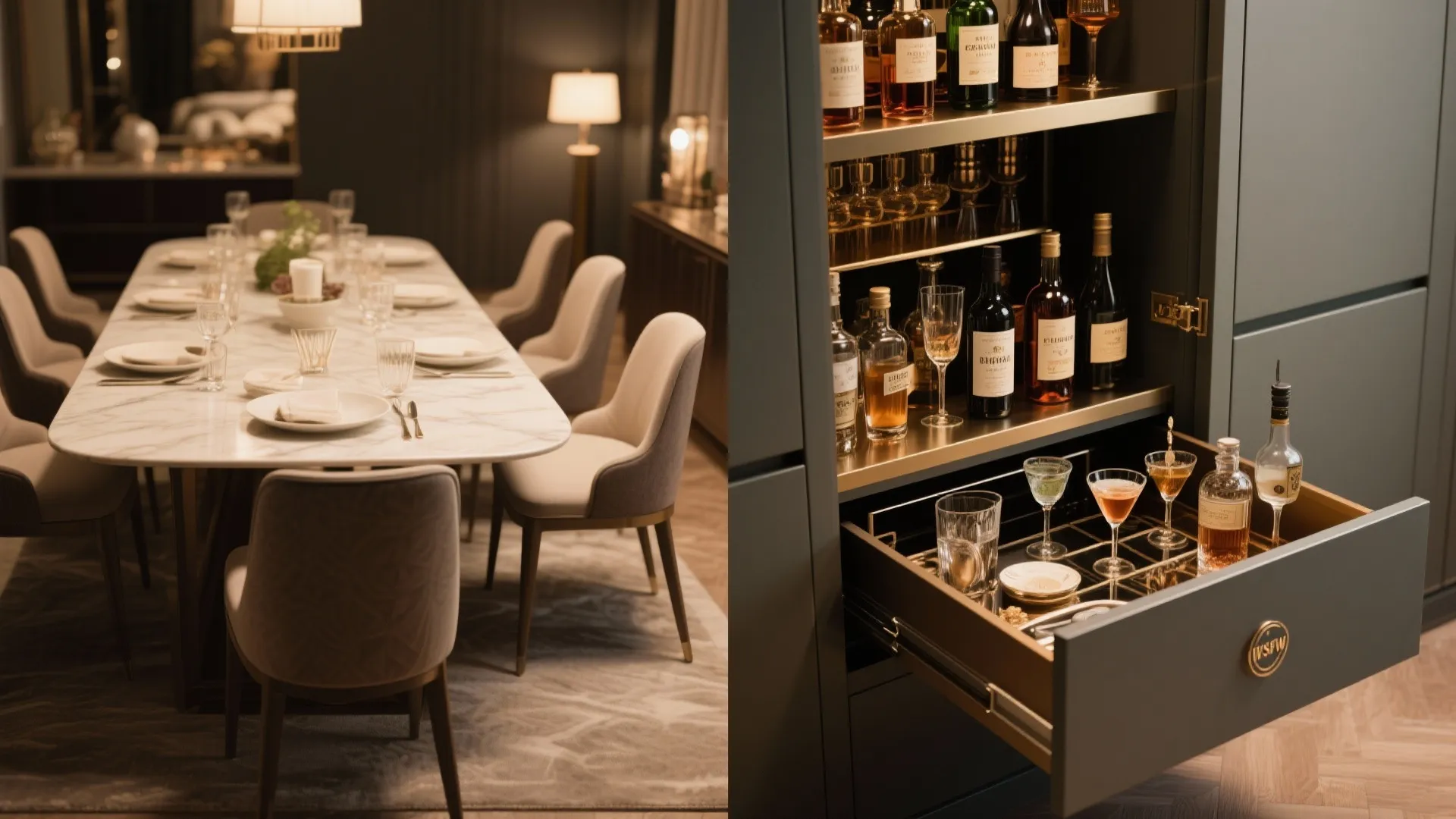 10. Hidden Pull-Out Bar