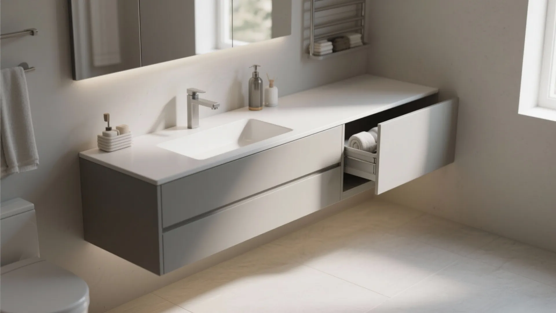 10. Hidden Cabinet Pull-Outs