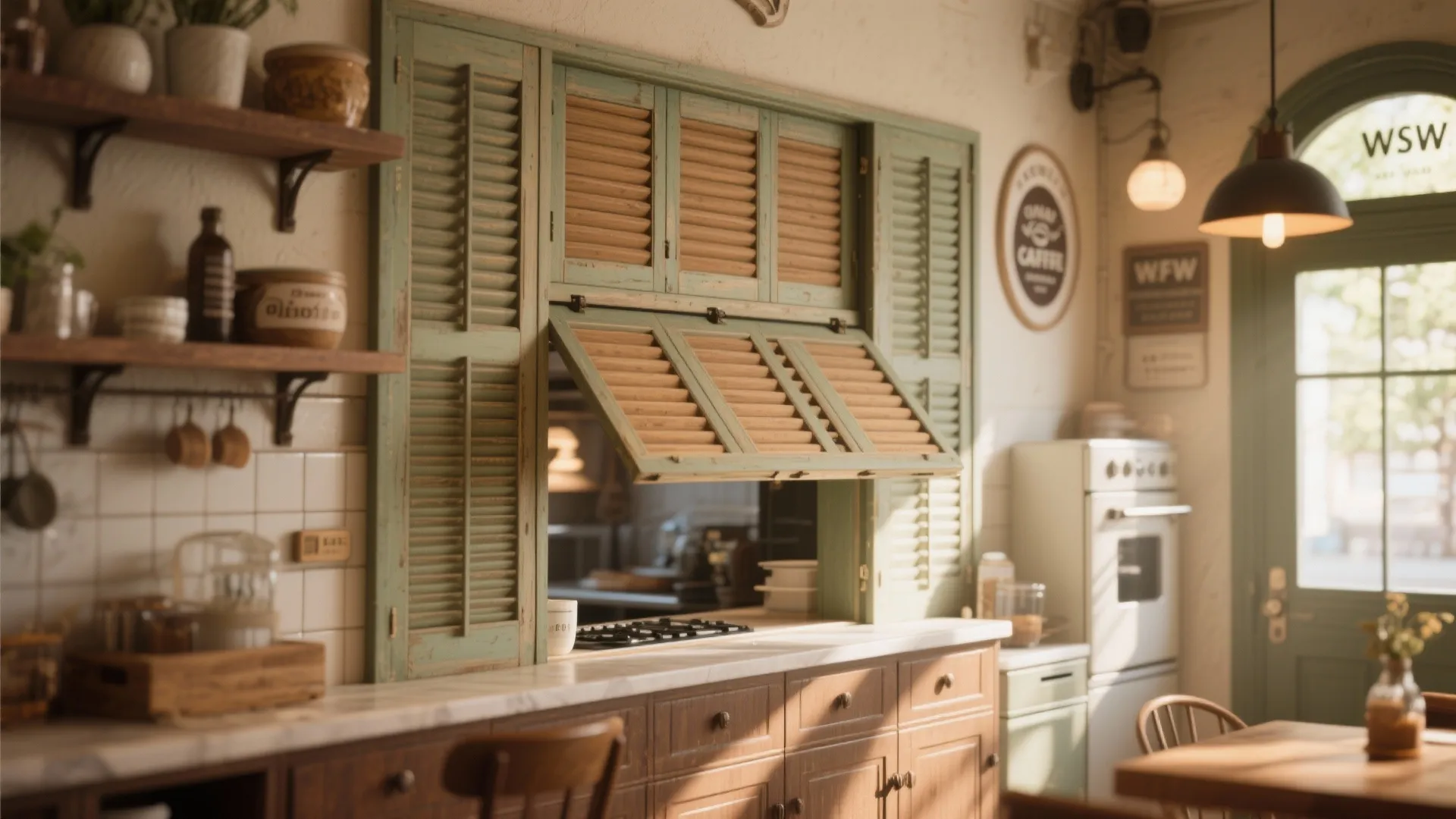 6. Hidden Shutter Panels