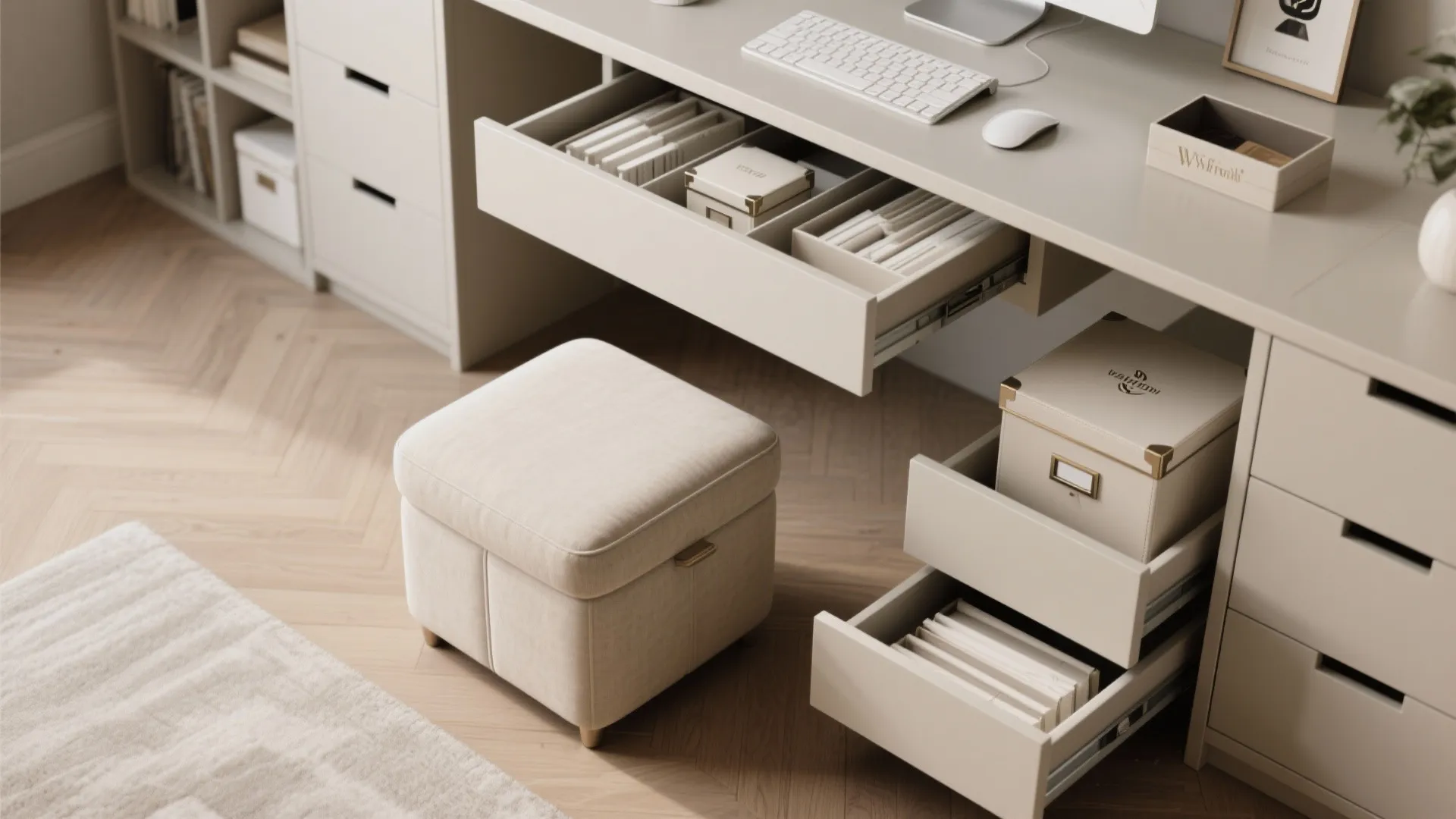 9. Hidden Storage Solutions