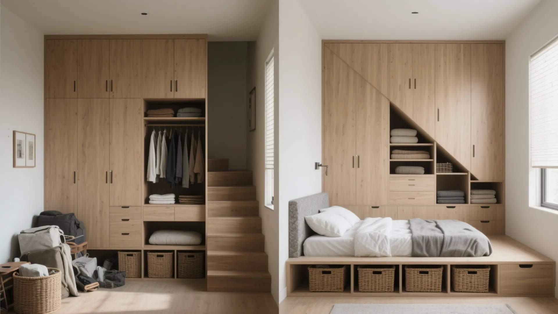 4) Built‑in storage that disappears