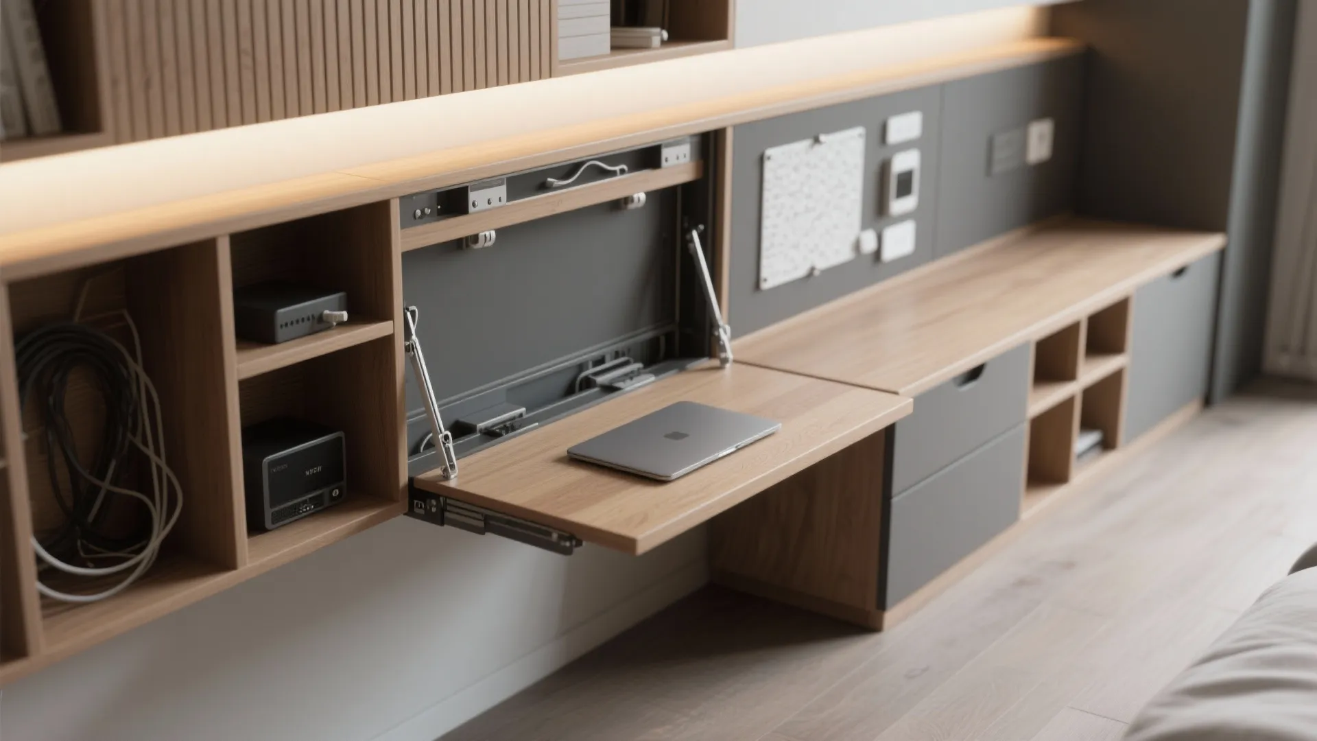 4. Multifunctional furniture and hidden storage