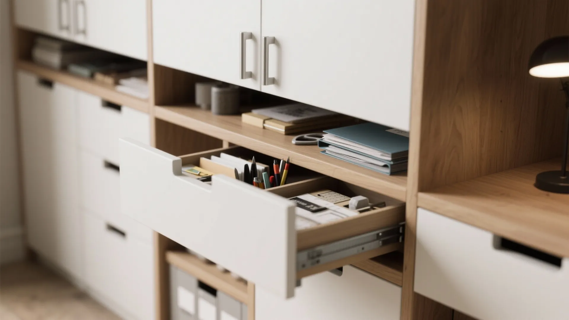 4. Hidden Storage Above and Below